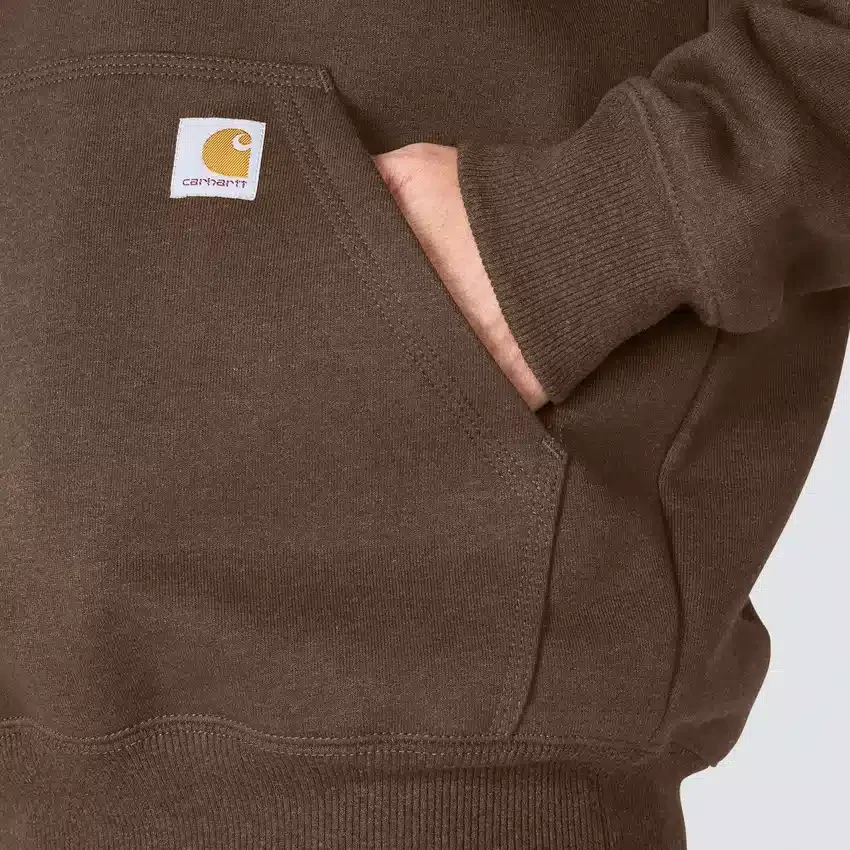 Sudadera con capucha y cremallera de un cuarto de Paxton para hombre, resistente e impermeable - Sudaderas con capucha Carhartt Rain Defender