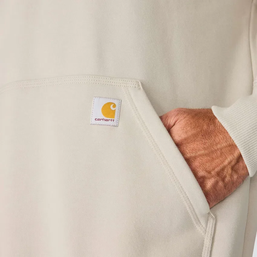 Sudadera con capucha y cremallera de un cuarto de Paxton para hombre, resistente e impermeable - Sudaderas con capucha Carhartt Rain Defender
