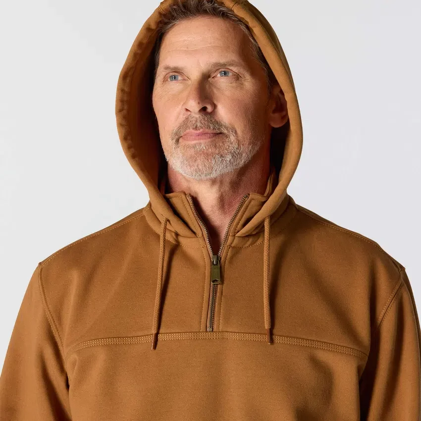 Sudadera con capucha y cremallera de un cuarto de Paxton para hombre, resistente e impermeable - Sudaderas con capucha Carhartt Rain Defender