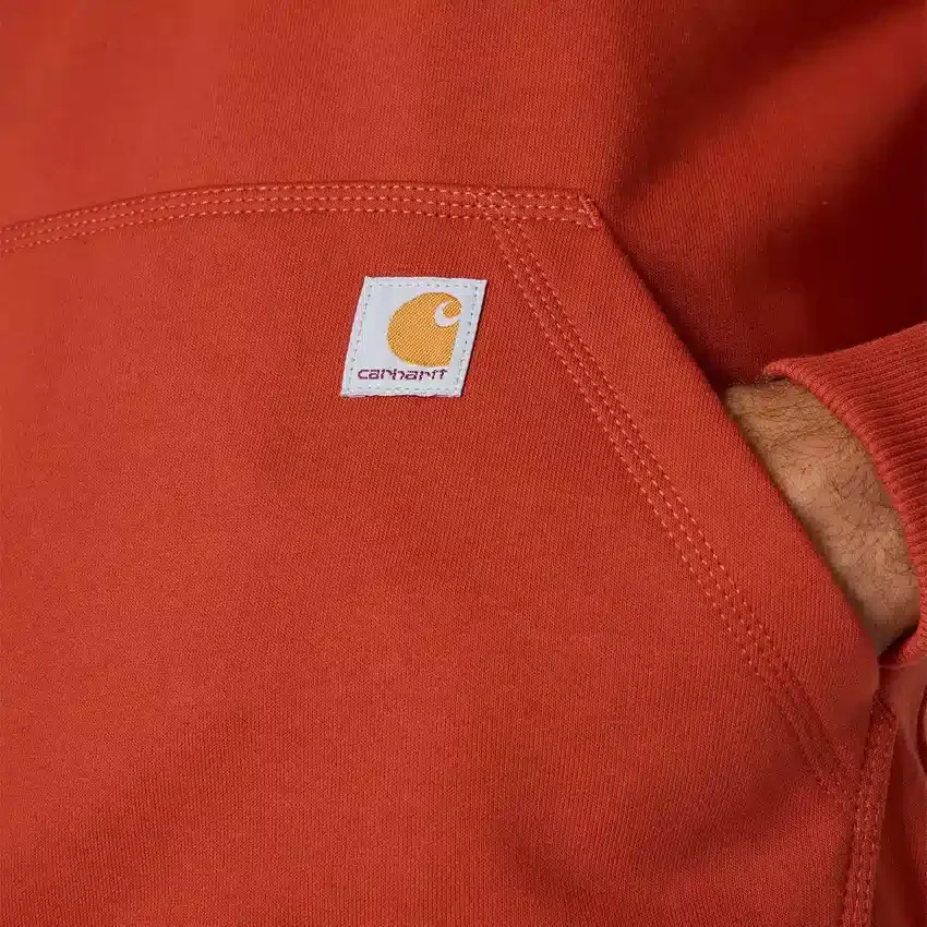 Sudadera con capucha y cremallera de un cuarto de Paxton para hombre, resistente e impermeable - Sudaderas con capucha Carhartt Rain Defender
