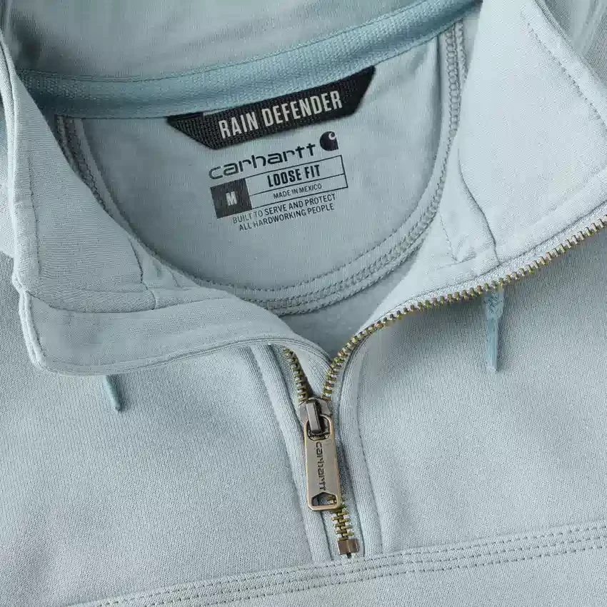 Sudadera con capucha y cremallera de un cuarto de Paxton para hombre, resistente e impermeable - Sudaderas con capucha Carhartt Rain Defender