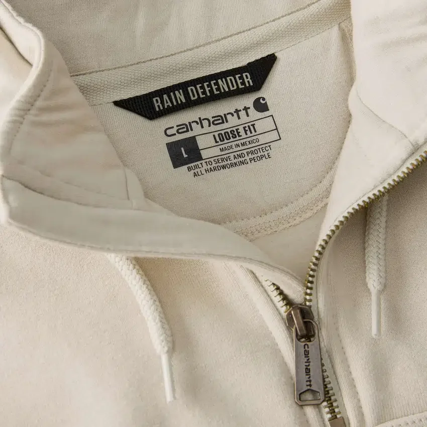 Sudadera con capucha y cremallera de un cuarto de Paxton para hombre, resistente e impermeable - Sudaderas con capucha Carhartt Rain Defender