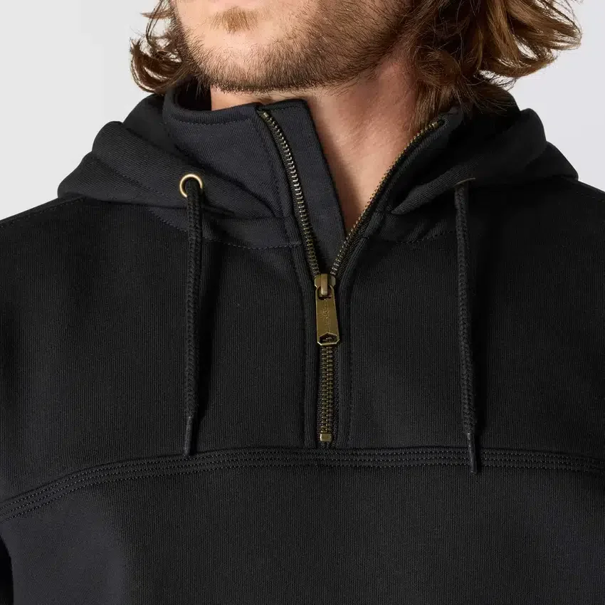 Sudadera con capucha y cremallera de un cuarto de Paxton para hombre, resistente e impermeable - Sudaderas con capucha Carhartt Rain Defender