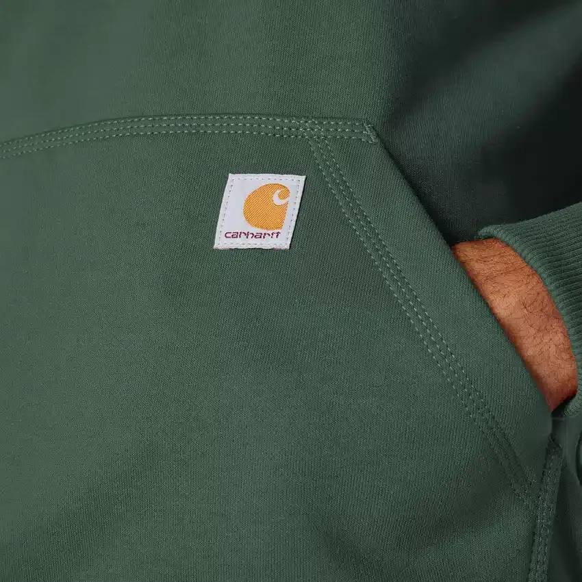Sudadera con capucha y cremallera de un cuarto de Paxton para hombre, resistente e impermeable - Sudaderas con capucha Carhartt Rain Defender