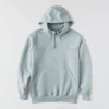 Sudadera con capucha y cremallera de un cuarto de Paxton para hombre, resistente e impermeable - Sudaderas con capucha Carhartt Rain Defender