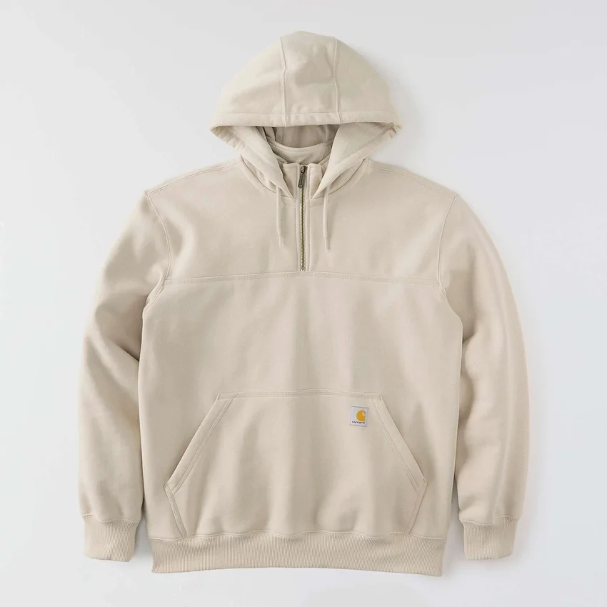 Sudadera con capucha y cremallera de un cuarto de Paxton para hombre, resistente e impermeable - Sudaderas con capucha Carhartt Rain Defender