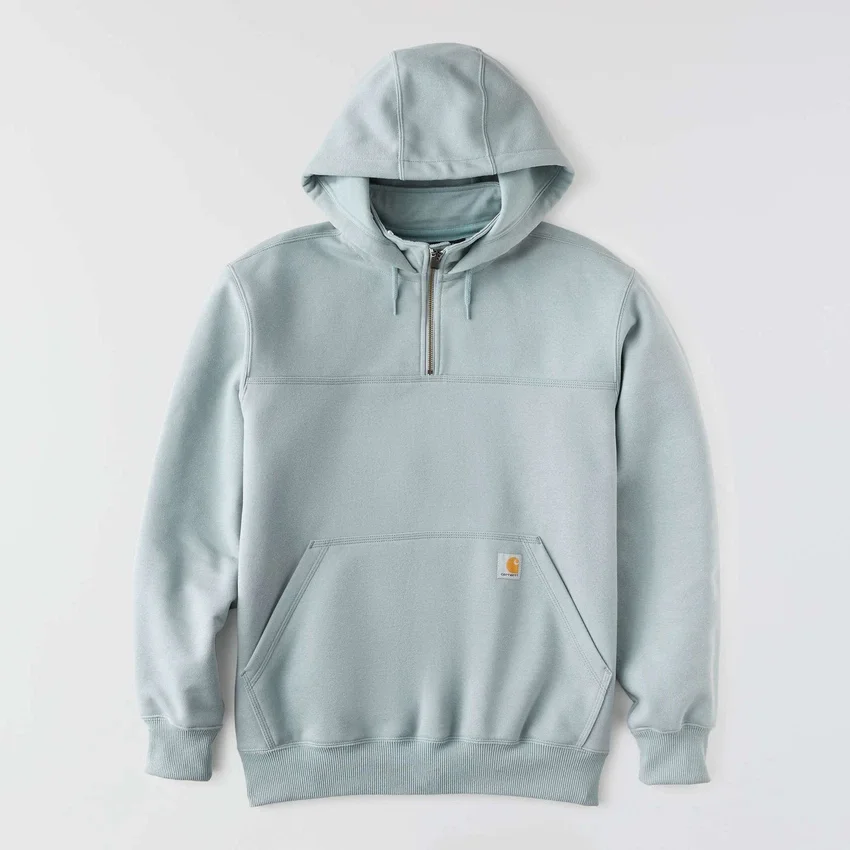 Sudadera con capucha y cremallera de un cuarto de Paxton para hombre, resistente e impermeable - Sudaderas con capucha Carhartt Rain Defender