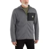 Sudadera con capucha y cremallera para hombre Force, con forro polar y tecnología de absorción de la humedad