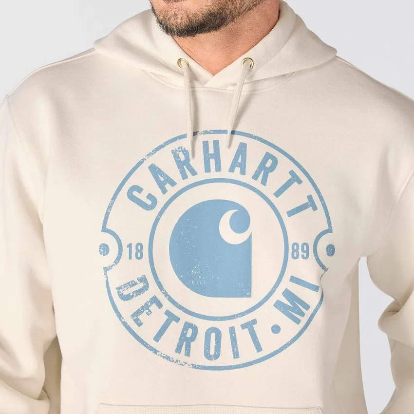 Sudadera con capucha y estampado «Marquette Detroit» para hombre