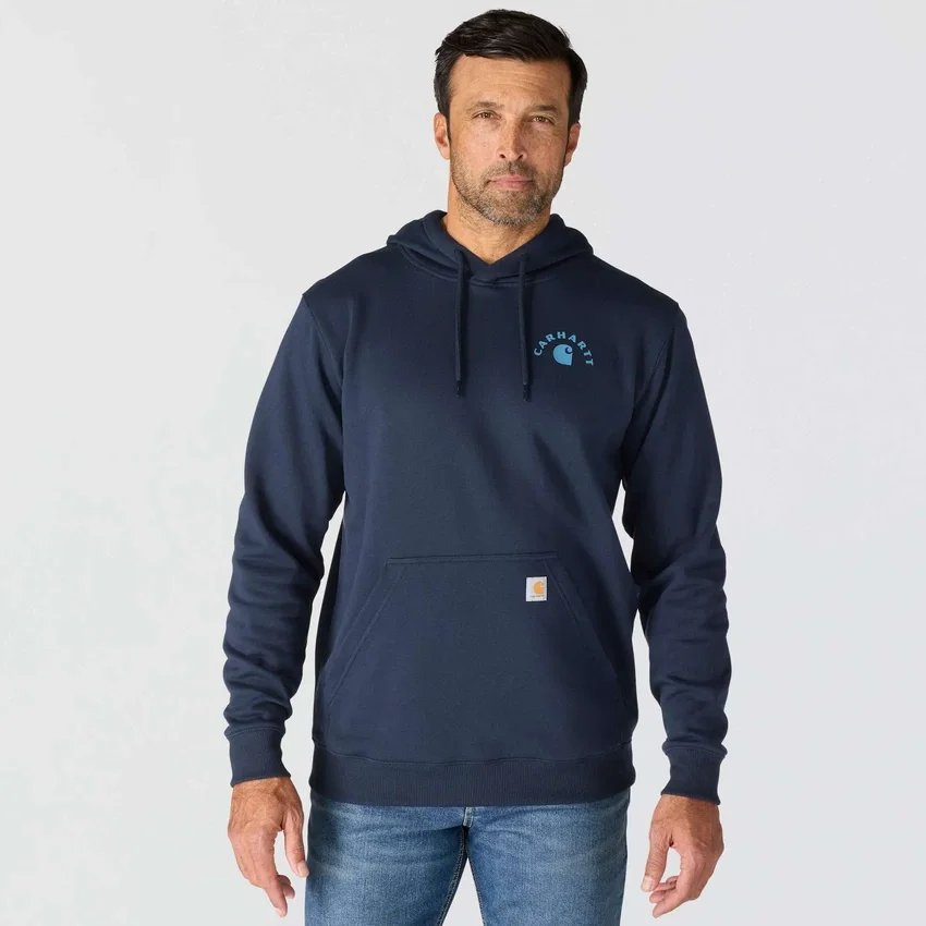 Sudadera con capucha y estampado Sawyer Work para hombre