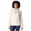 Sudadera con capucha y logotipo Clarksburg de corte holgado y forro polar para mujer