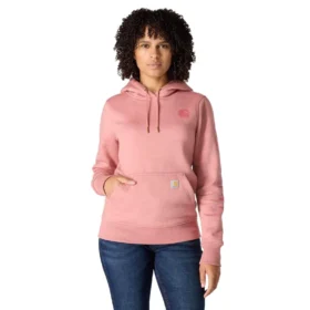Sudadera con capucha y logotipo Clarksburg de corte holgado y forro polar para mujer