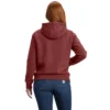 Sudadera con capucha y logotipo Clarksburg de corte holgado y forro polar para mujer