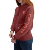 Sudadera con capucha y logotipo Clarksburg de corte holgado y forro polar para mujer