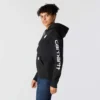 Sudadera con capucha y logotipo Clarksburg de corte holgado y forro polar para mujer