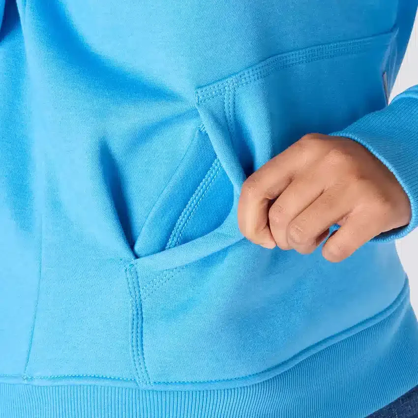 Sudadera con capucha y logotipo Clarksburg de corte holgado y forro polar para mujer