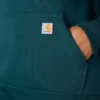 Sudadera con capucha y logotipo Clarksburg de corte holgado y forro polar para mujer
