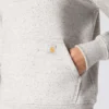 Sudadera con capucha y logotipo Clarksburg de corte holgado y forro polar para mujer