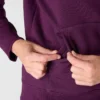 Sudadera con capucha y logotipo Clarksburg de corte holgado y forro polar para mujer
