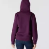 Sudadera con capucha y logotipo Clarksburg de corte holgado y forro polar para mujer