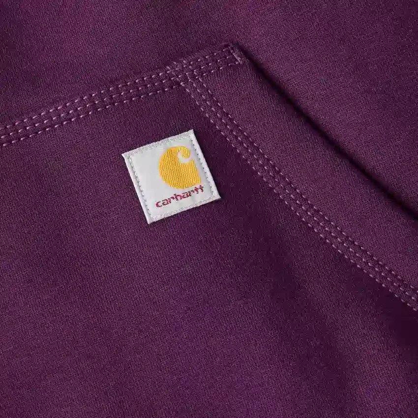 Sudadera con capucha y logotipo Clarksburg de corte holgado y forro polar para mujer
