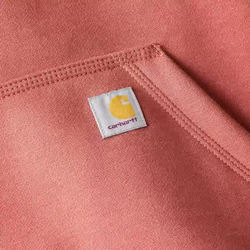 Sudadera con capucha y logotipo Clarksburg de corte holgado y forro polar para mujer