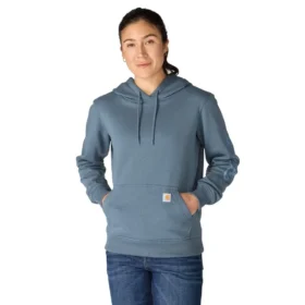 Sudadera con capucha y manguitos con logotipo «Sawyer Script» para mujer