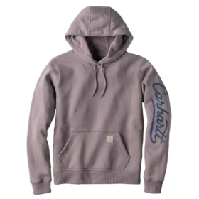 Sudadera con capucha y manguitos con logotipo «Sawyer Script» para mujer