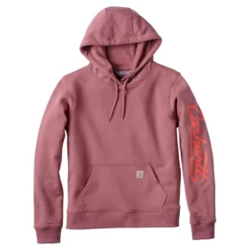 Sudadera con capucha y manguitos con logotipo «Sawyer Script» para mujer