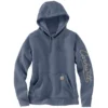 Sudadera con capucha y manguitos con logotipo «Sawyer Script» para mujer