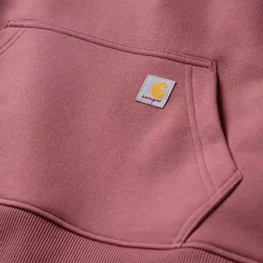 Sudadera con capucha y manguitos con logotipo «Sawyer Script» para mujer