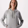 Sudadera con capucha y manguitos con logotipo «Sawyer Script» para mujer