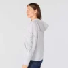 Sudadera con capucha y manguitos con logotipo «Sawyer Script» para mujer