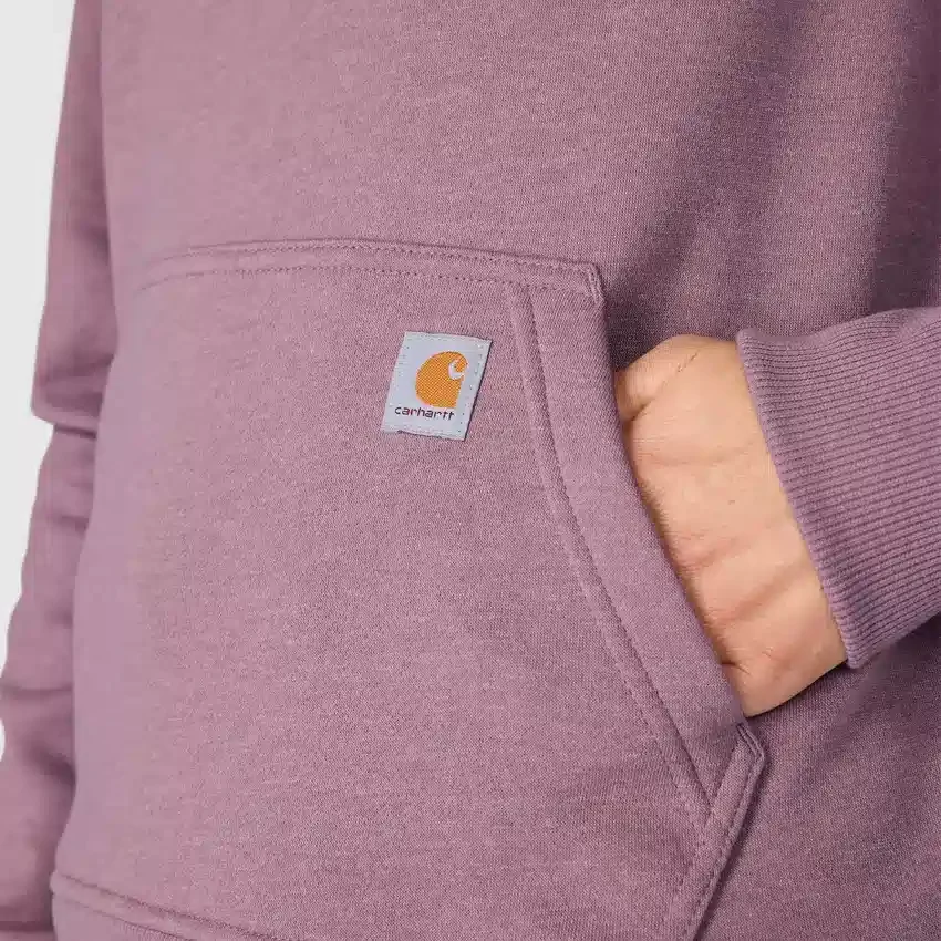 Sudadera con capucha y manguitos con logotipo «Sawyer Script» para mujer