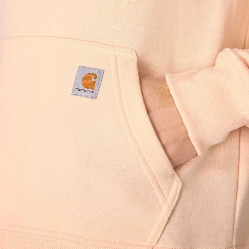 Sudadera con capucha y manguitos con logotipo «Sawyer Script» para mujer