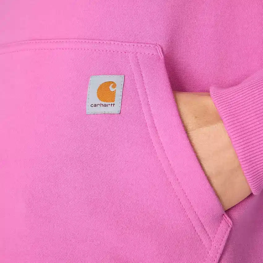 Sudadera con capucha y manguitos con logotipo «Sawyer Script» para mujer