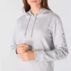 Sudadera con capucha y manguitos con logotipo «Sawyer Script» para mujer