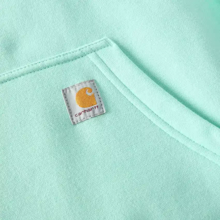 Sudadera con capucha y manguitos con logotipo «Sawyer Script» para mujer