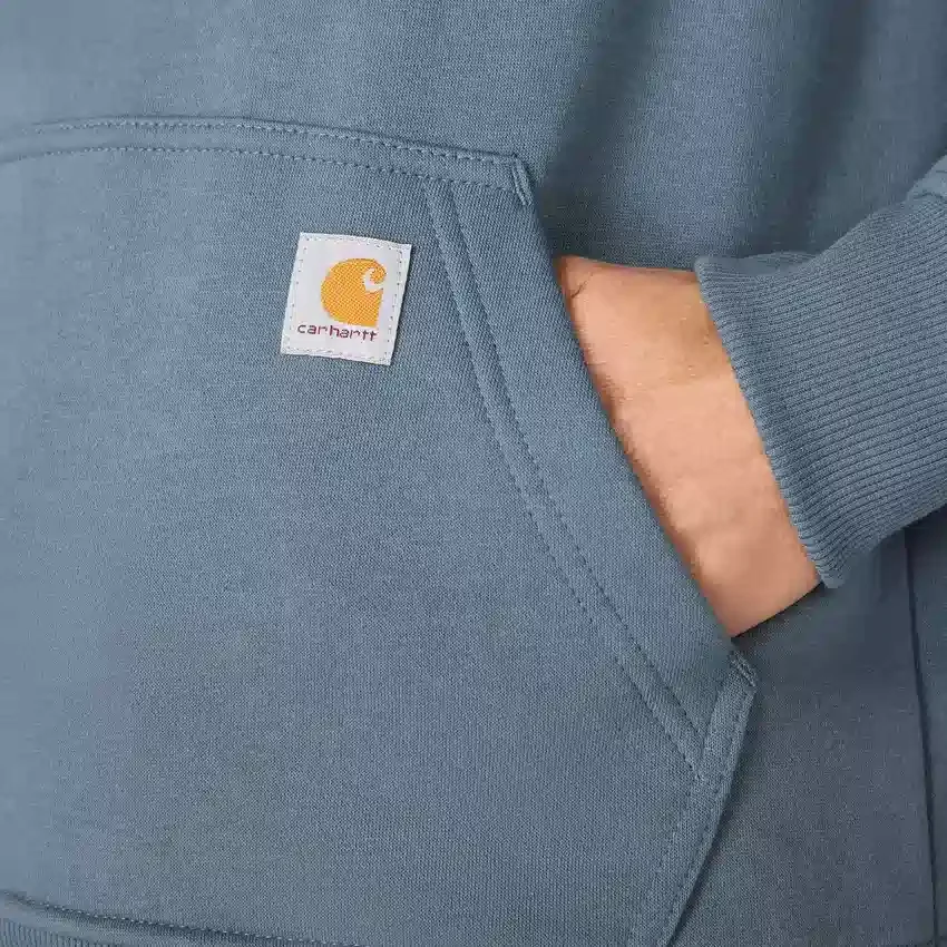 Sudadera con capucha y manguitos con logotipo «Sawyer Script» para mujer