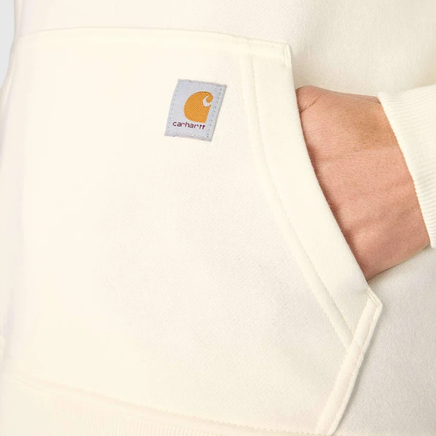 Sudadera con capucha y manguitos con logotipo «Sawyer Script» para mujer