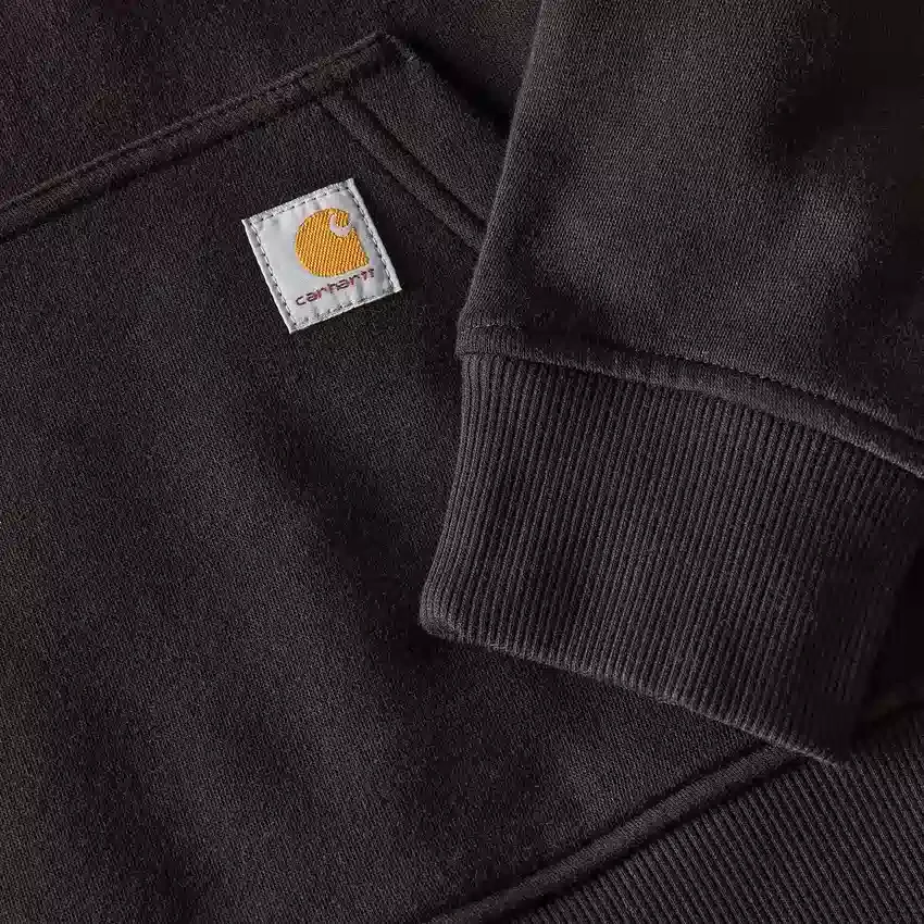 Sudadera con capucha y manguitos con logotipo «Sawyer Script» para mujer