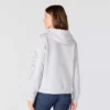 Sudadera con capucha y manguitos con logotipo «Sawyer Script» para mujer