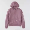 Sudadera con capucha y manguitos con logotipo «Sawyer Script» para mujer