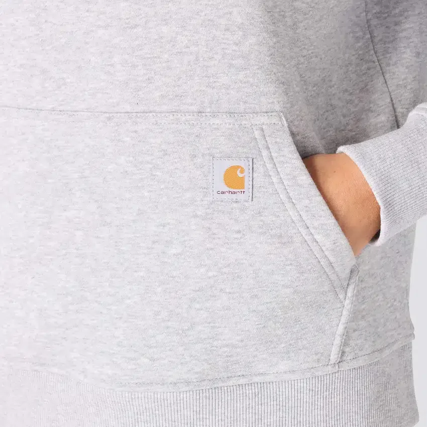 Sudadera con capucha y manguitos con logotipo «Sawyer Script» para mujer