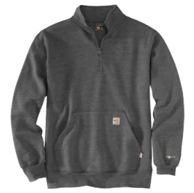 Sudadera con chaqueta con cremallera de un cuarto Fr Force Marquette para hombre - Sudaderas ignífugas