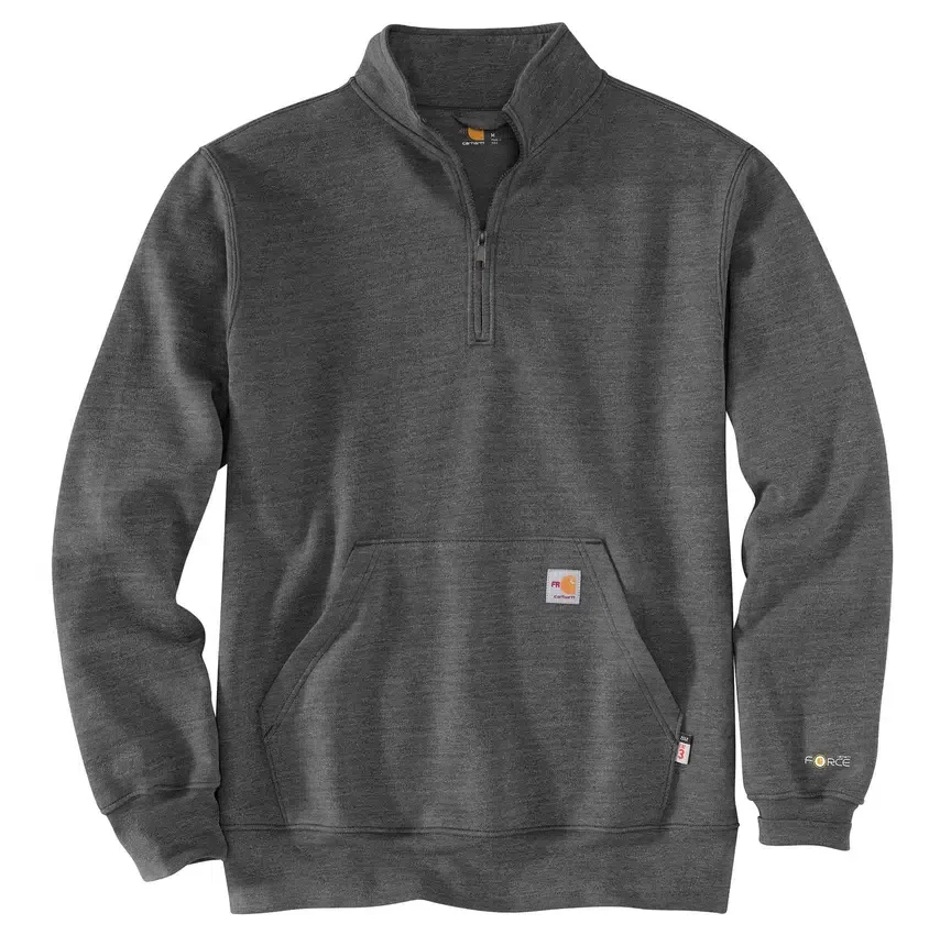 Sudadera con chaqueta con cremallera de un cuarto Fr Force Marquette para hombre - Sudaderas ignífugas