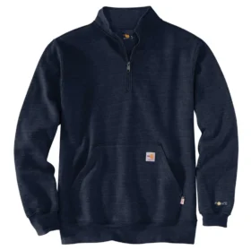 Sudadera con chaqueta con cremallera de un cuarto Fr Force Marquette para hombre - Sudaderas ignífugas