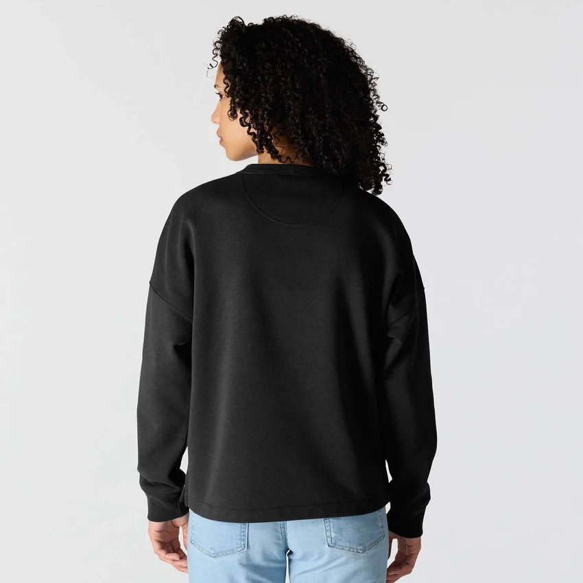Sudadera de cuello redondo con estampado Carhartt 1889 de peso medio y corte holgado para mujer