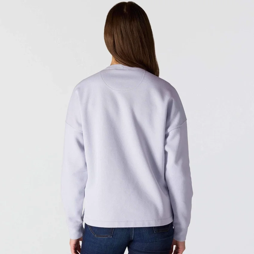 Sudadera de cuello redondo con estampado Carhartt 1889 de peso medio y corte holgado para mujer