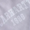 Sudadera de cuello redondo con estampado Carhartt 1889 de peso medio y corte holgado para mujer